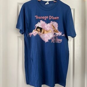 Blue Katy Perry 2011 California Dreams Tour Graphic T-Shirt